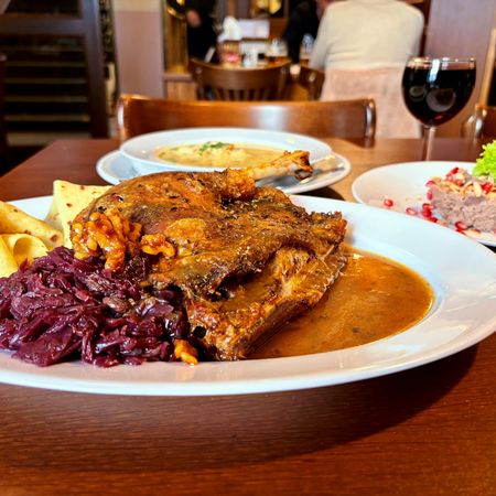 Prague Restaurant U Pinkasu - St. Martin's goose