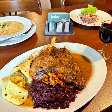 Prague Restaurant U Pinkasu - St. Martin's goose