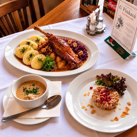 St. Martin's Day goose - Prague Restaurant U Pinkasu