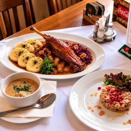 St. Martin's Day goose - Prague Restaurant U Pinkasu